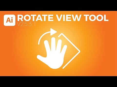 Illustrator New Features 2021 - Rotate View Tool