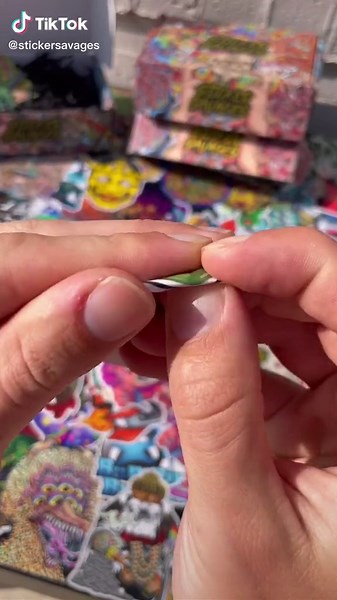 COOLEST STiCKERS || CHECKOUT OUR WEBSiTE TO GET SOME! #fyp #stickers #clearstickers