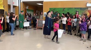 Class of 2019 Cap & Gown Parade led Kindergarten and 1st Grade Students. | Polaris K-12 School