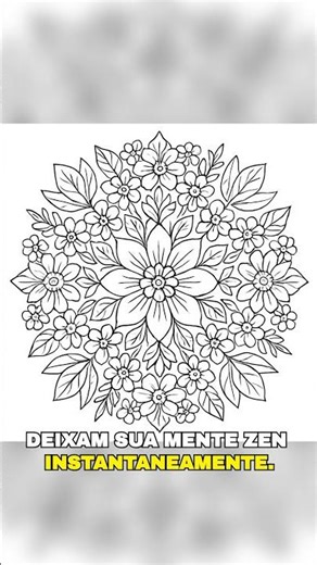 AS mandalas florais terapeuticas para colorir chegaram !!! Acesso aos PDFS com os mo...