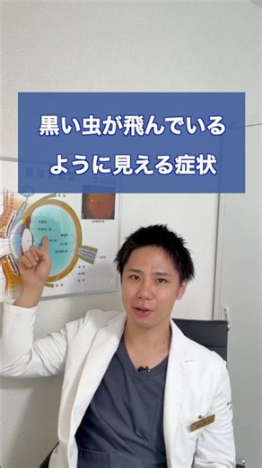 黒い虫が飛んでいるように見える症状