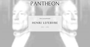 Henri Lefebvre Biography | Pantheon