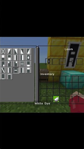 How to Make Letter"B”Banner Pattern in Minecraft| Quick Tutorial #shorts