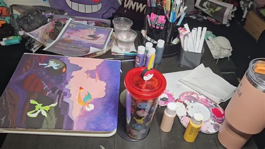 Painting a Custom Pokémon Binder: Part 8