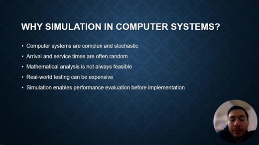 Discrete-Event Simulation in MATLAB SimEvents for Computer System Modeling
