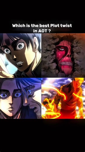 AOT Best Twist 😱@erenmikasa#treanding #AOT #AttackOnTitan #AnimeShorts #Eren #AOTEdit