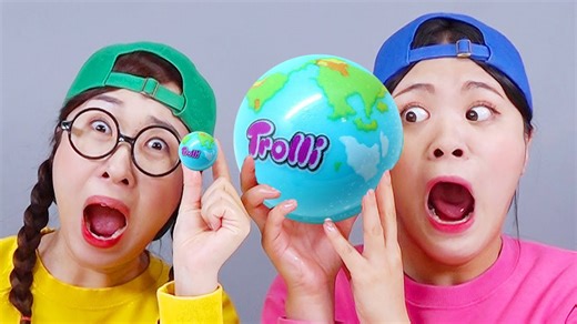 Jeli bumi raksasa mukbang DONA Indonesia