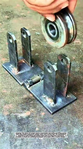 DIY Rope Pulley System / Homemade Rope Winch