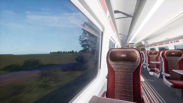 Beautiful sceney / LNER announcements - #lner #uktrain #azuma