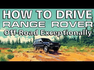 How to Drive a Range Rover Off-Road, The Rather Exceptional Way - Retro 90's VHS Vibes,P38A, 4.0 SE