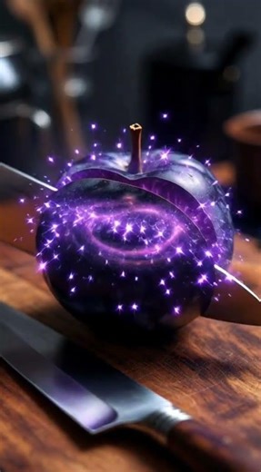 Black Hole Fruit Cutting ASMR 🕳️🔪 | Cosmic Satisfying Slice