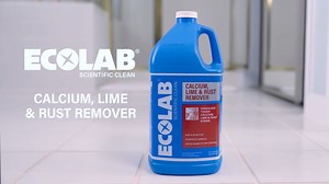 ECOLAB 1 Gal. Calcium, Lime and Rust Remover Concentrate, Dissolves Stains and Rust in Bathroom, Kitchen and More 7700402