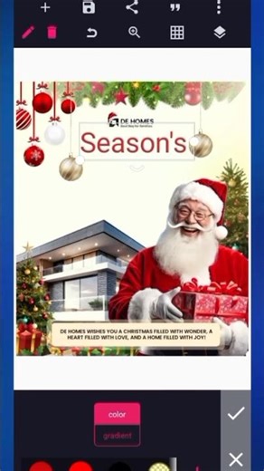 Stunning Christmas Flyer Design In Pixellab