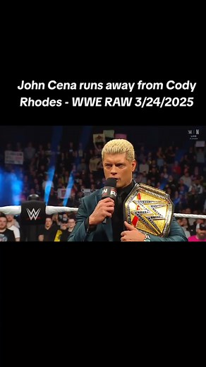 John Cena Escapes Cody Rhodes on WWE RAW Highlights