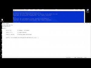 c program decimal float variable
