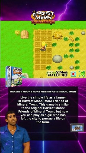 Harvest Moon - More Friends of Mineral Town (Game Boy Advance) - Live the simple life as a farmer...