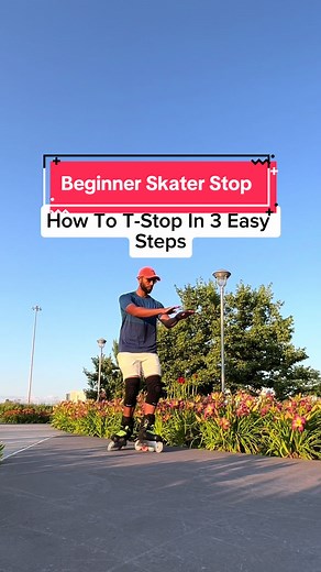 Last step will fix your problem with this 💯 Do you use this to stop when skating? I recommend every beginners to learn the T-Stop #rollerblading #howto #stop #rollerskatingtiktok #learnwithtiktok