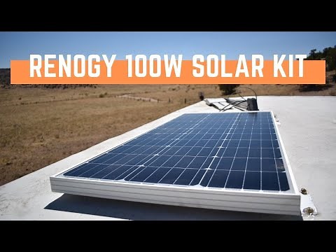 SIMPLE RV SOLAR SETUP: Installing Renogy 100 Watt Solar Kit & Inverter