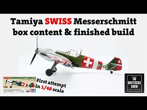 SWISS MESSERSCHMITT Me-109 finished build & box content
