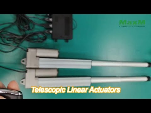 telescopic electric actuator 24vdc 1000n linear actuator 800mm stroke quiet / fast linear motion