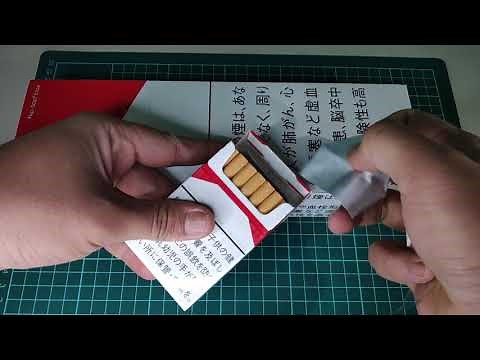 Unboxing Marlboro Red (Japan) Flip Top Box 20s