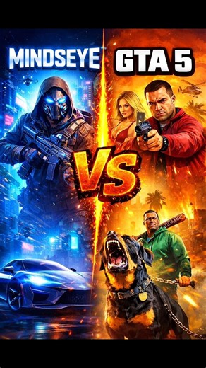 MindsEye vs GTA 5 😱 Next Gen Graphics Comparison | GTA 5 vs MindsEye #shorts
