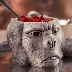 A Creepy Monkey Brain Bowl That You Can Eat Out Of Inspired by 'Indiana Jones and the Temple of Doom'