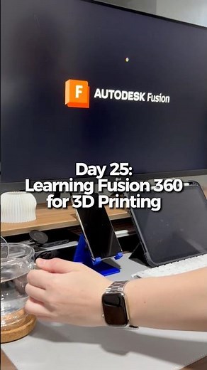 Day 25 – I Designed a Threaded Container in Fusion 360