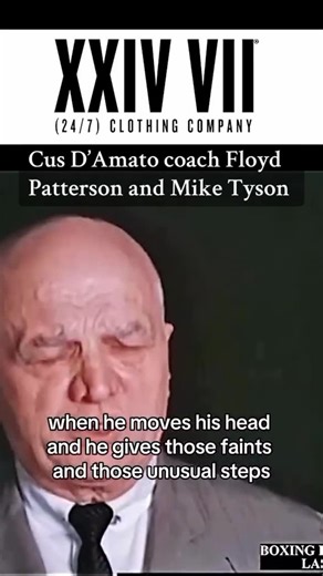 XXIV VII® | Boxing T-shirts on Instagram: "He’s talking Muhammad Ali shuffle. 🤗 all about being present and paying attention. 🤗 Cus D’Amato trained Floyd Patterson at Gramercy Gym, Mike Tyson at Catskill Boxing Club and many other champions. Constantine “Cus” D’Amato (January 17, 1908 – November 4, 1985) was an American boxing manager and trainer who handled the careers of Floyd Patterson, José Torres and Mike Tyson, all of whom went on to be inducted into the International Boxing Hall of Fame