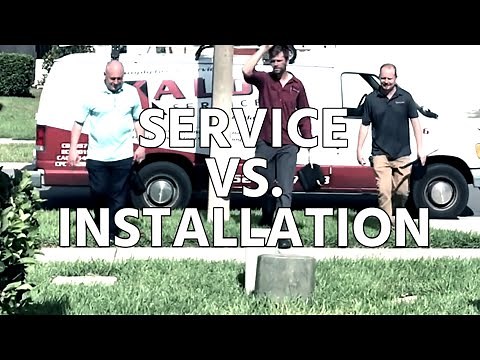 HVAC Service VS. Installation