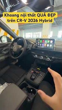The new interior of the 2026 CR-V Hybrid is SO BEAUTIFUL! #hondacrv2026 #hondacrvhybrid