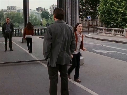 Those mirrors aren't CGI. Each one is 15 feet tall and weighs two and a half tons. They had to be trucked onto a 120-year-old Paris bridge for this scene. If you watch Elliot Page's feet, you can still see the ghost of where the steel beams used to be.The bridge is Pont de Bir-Hakeim in Paris, built in 1905. Nolan thinks digital effects look fake when nothing physical is behind them, so he wanted the infinite reflection done on set, not in post. The visual effects team then had to paint Nolan hi