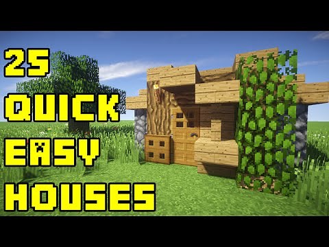 25 Minecraft Survival House Tutorials (How to Build)