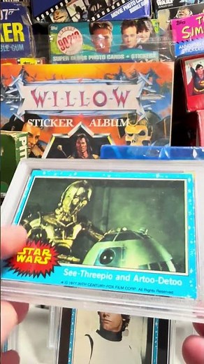 1977 Topps Star Wars R2D2 and C3P0 rookie - I speak Bochi #nonsportscards #cardcollecting #starwars