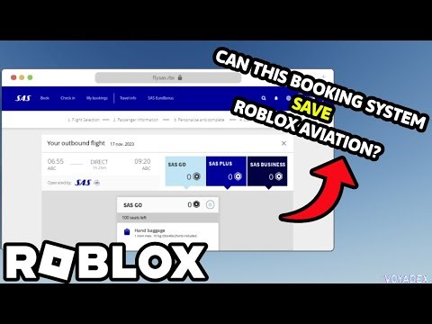 Experiencing the Future of ROBLOX Aviation Booking System for Airlines!