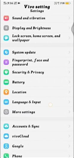 #vivo #setting#oppo #realme #i phon 17pro max