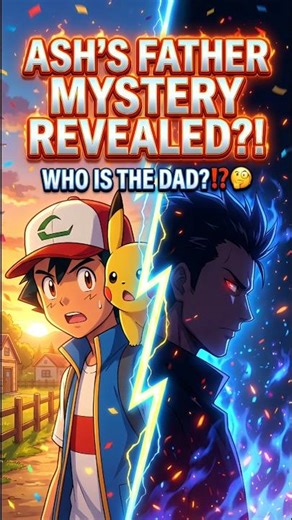 ASH'S FATHER REVEALED?! 😱🕵️‍♂️ #shorts #pokemon