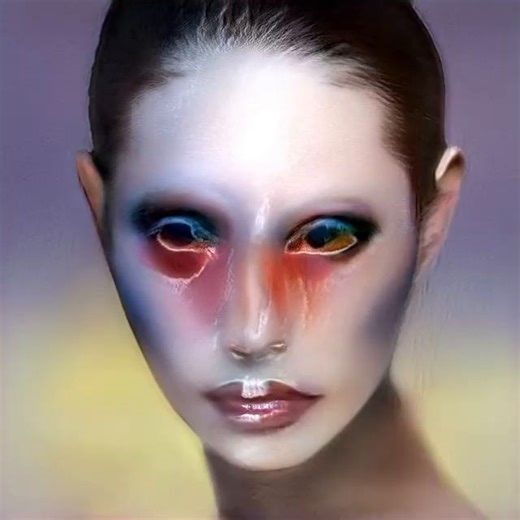 #NOWNESSexperiments: What do you think about AI generated beauty? ⁠ ⁠ A.I. Beauty Portrait N°2 by Claudia Rafael in collaboration with @matmaitland⁠ ⁠ Discover more unconventional moving-images in our Experiments series on NOWNESS 👀 | NOWNESS