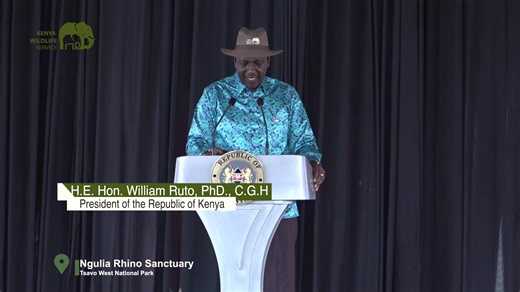 𝐖𝐞𝐞𝐤𝐥𝐲 𝐑𝐞𝐜𝐚𝐩 | 𝐂𝐨𝐧𝐬𝐞𝐫𝐯𝐚𝐭𝐢𝐨𝐧 𝐌𝐢𝐥𝐞𝐬𝐭𝐨𝐧𝐞 This past week, Kenya marked a historic conservation achievement with the 𝐥𝐚𝐮𝐧𝐜𝐡 𝐨𝐟 𝐭𝐡𝐞 𝐓𝐬𝐚𝐯𝐨 𝐖𝐞𝐬𝐭 𝐑𝐡𝐢𝐧𝐨 𝐒𝐚𝐧𝐜𝐭𝐮𝐚𝐫𝐲 by H.E. President William Ruto. Spanning 3,200 km², it is now the world’s largest rhino sanctuary. A look back at the highlights from Tuesday’s landmark event. 🦏 🇰🇪 #TsavoWestSanctuary #TunzaMaliYako | Kenya Wildlife Service