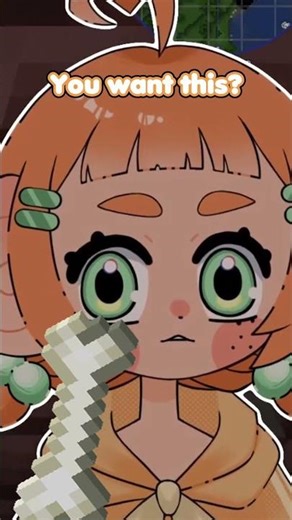 WHAT THE DOG DOIN?? MONKEY TRIES TO TAME A HOT DOG. #vtuber #envtuber #vtuberclips #minecraft