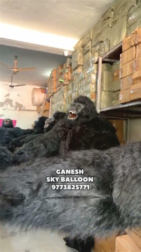 Gorilla Fur Mascot in Delhi #mascotcostumes #ytshorts