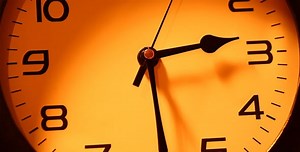 Clock Ticking Past Three O'Clock