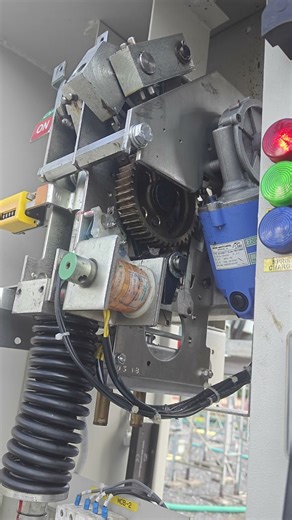 “33 kV Schneider VCB Spring Charge Test — Smooth or Not? ⚡🔧” #shorts #short #viral