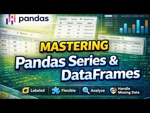 Before Machine Learning, Master Pandas (Series & DataFrames)