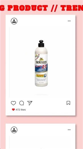 SHOWSHEEN 2-IN-1 SHAMPOO & CONDITIONER 20 OZ