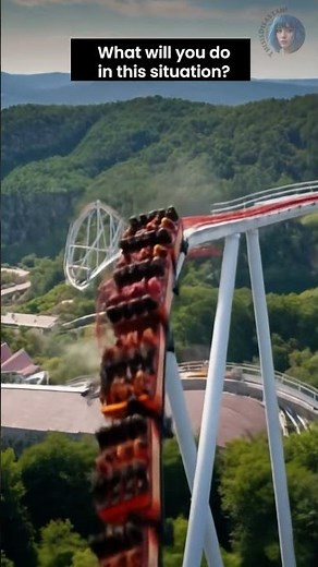 Roller Coaster COLLAPSE Caught on Camera | Sudden Structural Failure & Freefall! #shorts