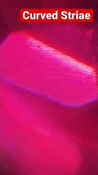 Natural Ruby Or Lab Created? How Would You Know?! Capturing Curved Striae Under the microscope 🔬