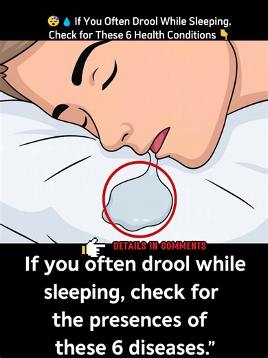 40K views · 74 reactions |  If You Often Drool While Sleeping, Check for These 6 Health Conditions  | Health Recipe Collection | Facebook