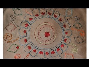 Beautiful Multicolor Mandala Hand Embroidery Design | Easy Hoop Embroidery Tutorial