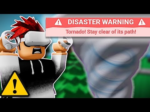 Roblox Natural Disaster Survival VR Goes CRAZY 🔥